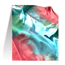 画像をギャラリービューアに読み込む, 童心(DOHSHIN)タイダイ プルオーバー フーディー【裏起毛ビッグシルエット 】